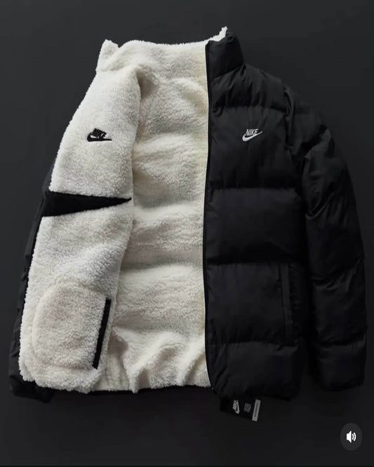 Reversible Premium Winter Jacket – Black/White
