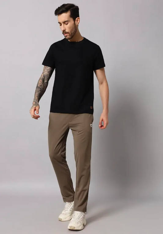 Brown amber track paint for man