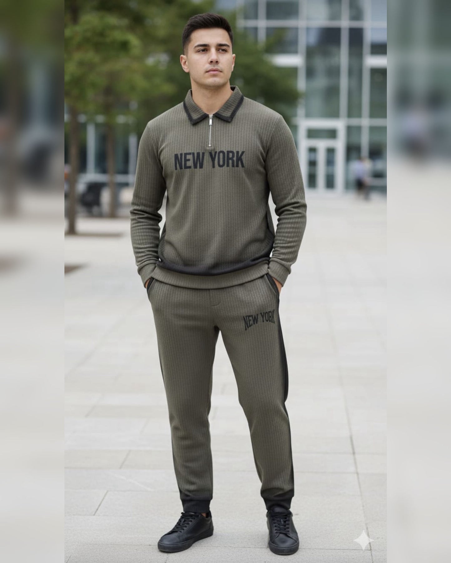 Green Tracksuit – Stylish Slim Fit Sportswear for Gym, Jogging & Casual Wear”