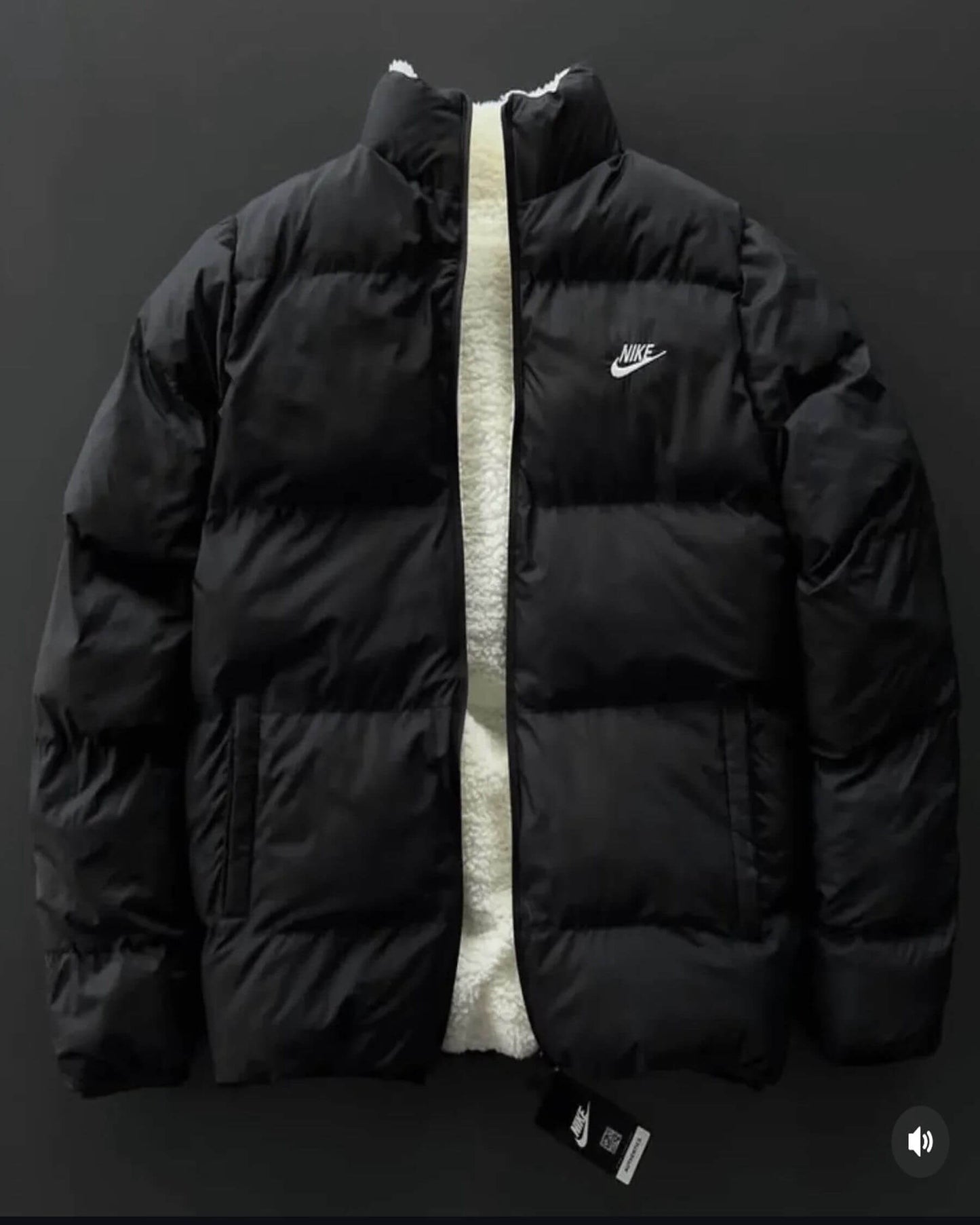 Reversible Premium Winter Jacket – Black/White