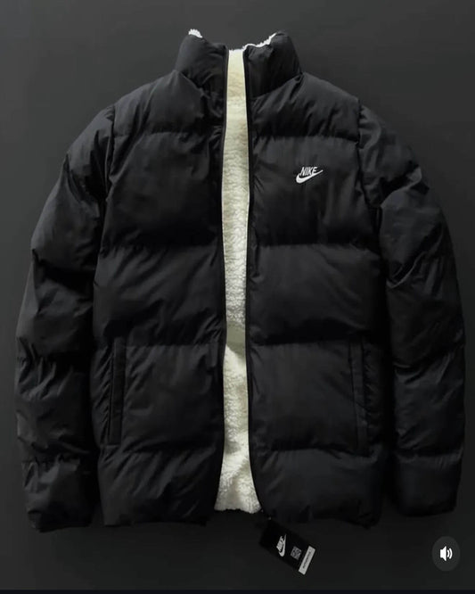 Reversible Premium Winter Jacket – Black/White