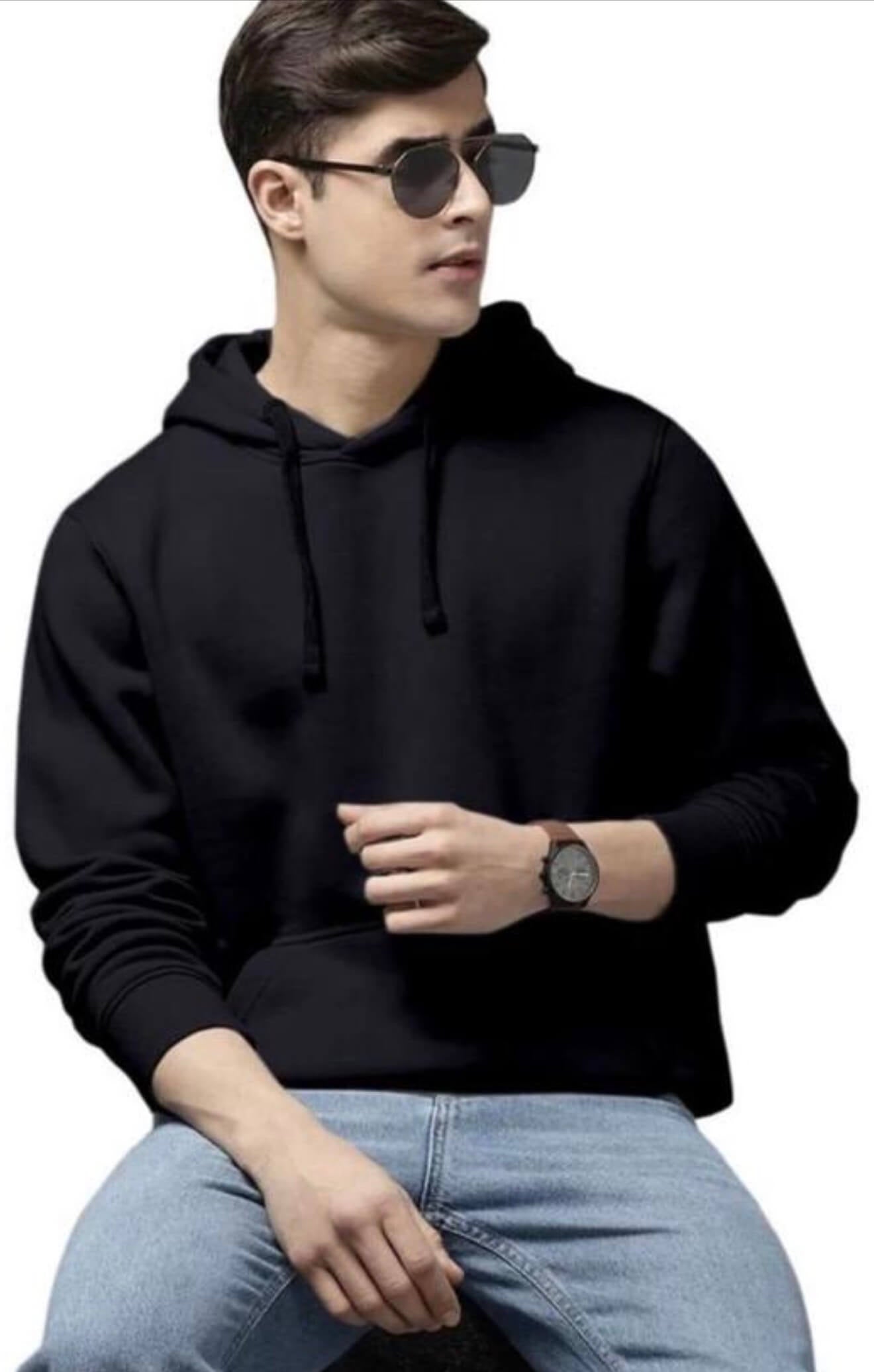 Black Hoodie For Mens