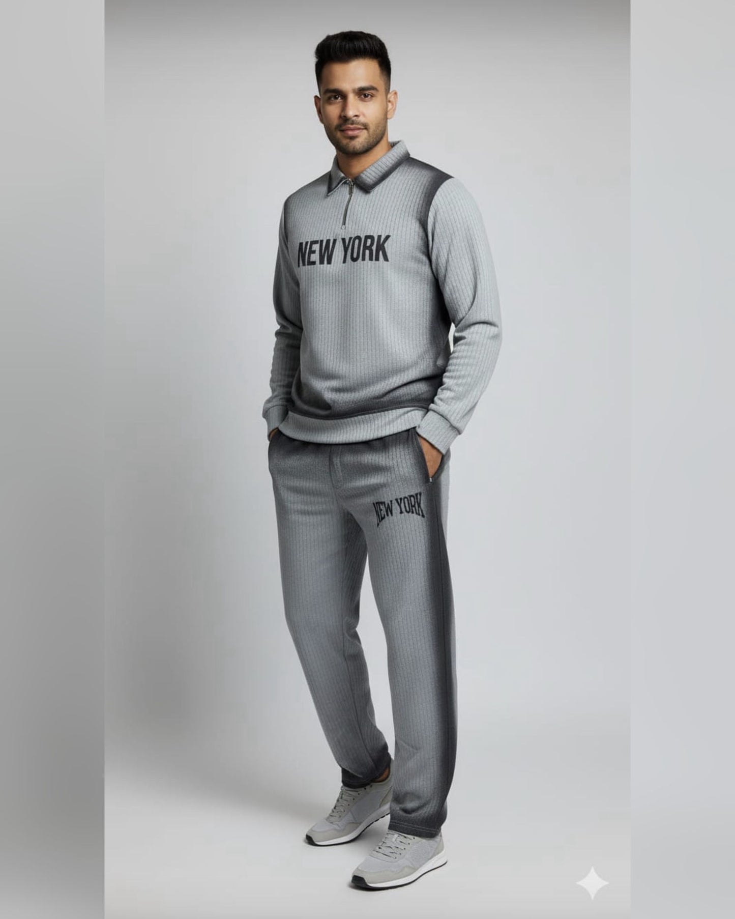 Grey Tracksuit – Stylish Slim Fit Sportswear for Gym, Jogging & Casual Wear