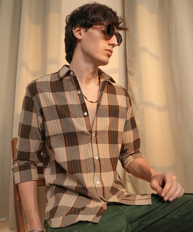 Chalk-Buffalo Check Shirt