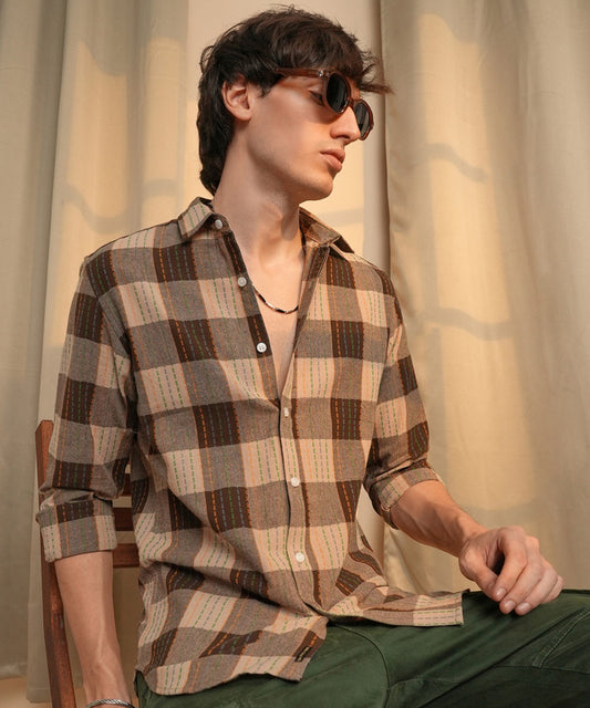 Chalk-Buffalo Check Shirt