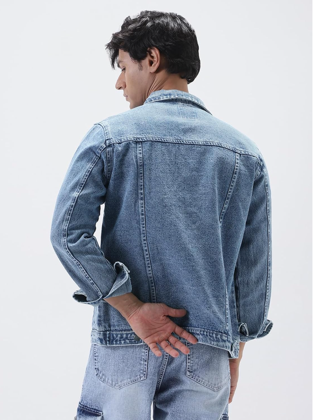 Blue Danim jacket for men