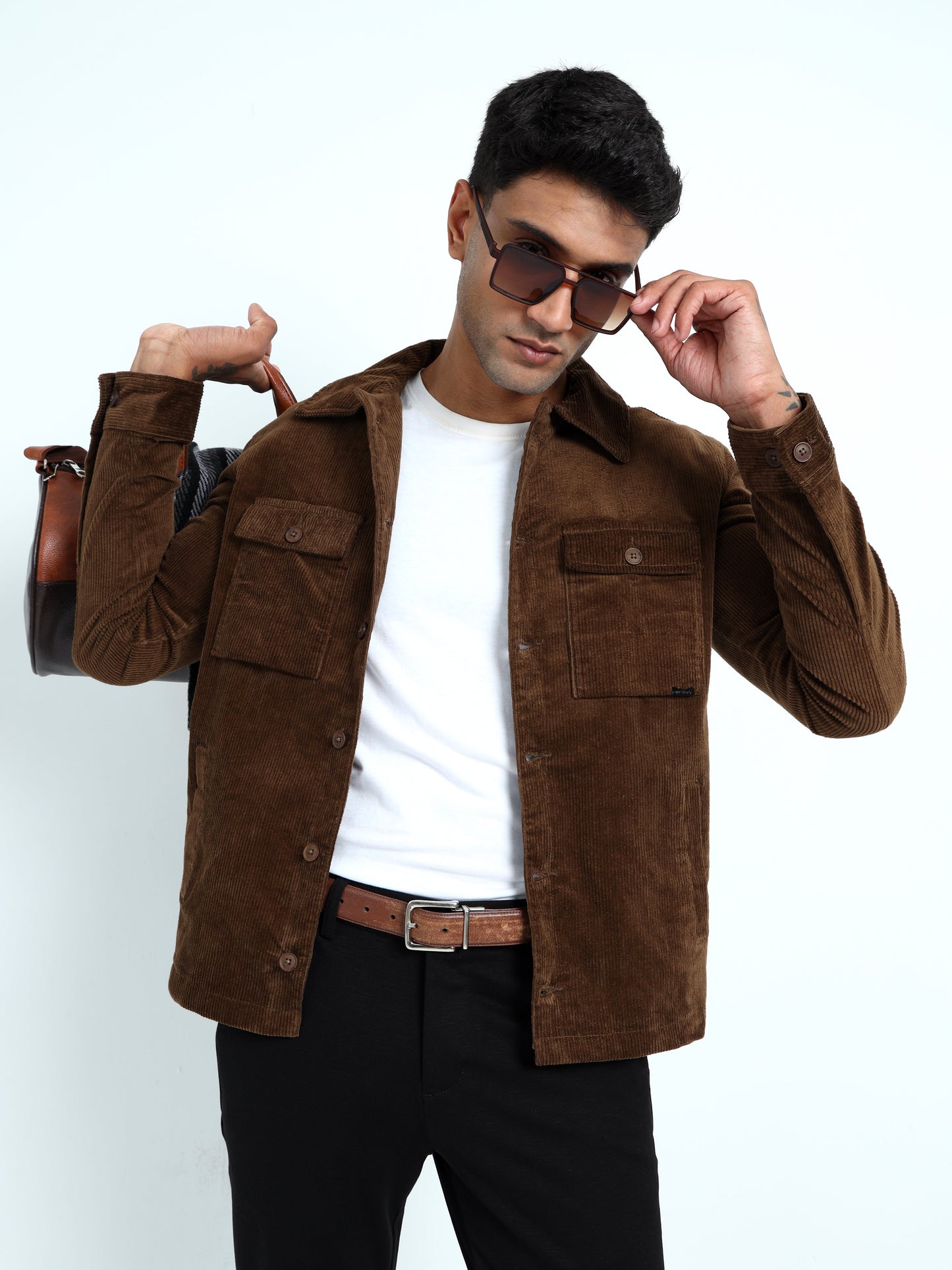 Brown jacket for men